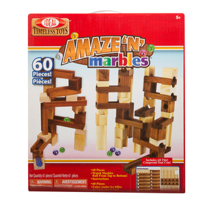Ideal Amaze-N-Marbles 60 Piece Set