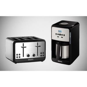 Krups Savoy Thermal coffee maker and toaster bundle
