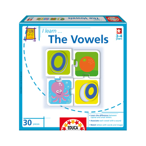 EDUCA I Learn... The Vowels: 30 Pcs