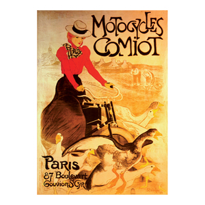 D-Toys Motocycles Comiot - Vintage Poster Jigsaw Puzzle: 1000 Pcs