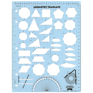Learning Advantage Geometry Template, Set of 6