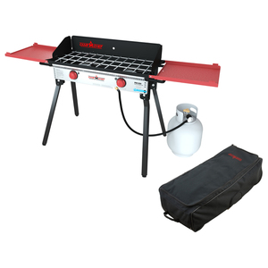 Pro Series 60X Two-Burner Stove & Carry Bag w/ Wheels