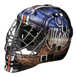 Franklin Sports GFM 1500 NHL Edmonton Oilers Goalie Face Mask