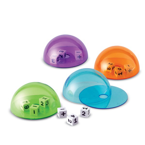 Learning Resources Dice Domes, Set of 4