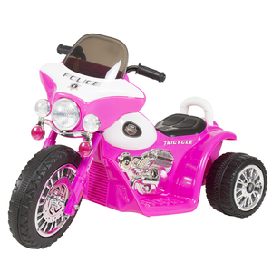 Lil' Rider Mini Three Wheel Police Chopper - Pink