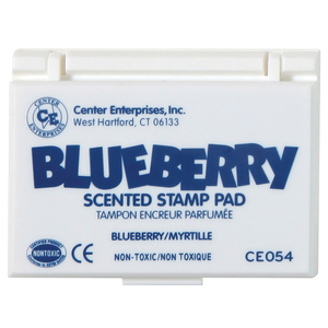Center Enterprises Scented Stamp Pad, Blueberry/Blue, Set of 6