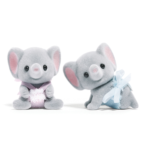 Calico Critters Ellwoods Elephant Twins