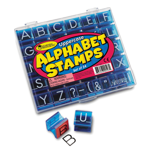 Learning Resources Uppercase Alphabet Stamp Set, 2 Sets