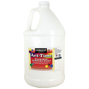 Sargent Art White Art-Time Washable Paint Gallon