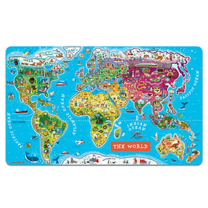 Magnetic World Map Puzzle