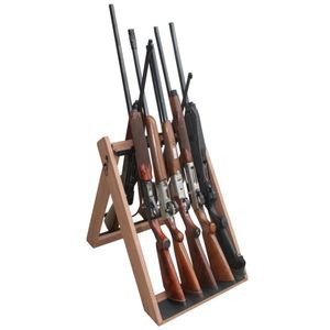 Deer Camp Portable 10 Gun Folding Storage Rack