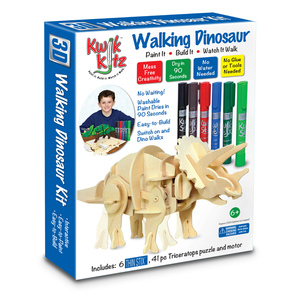 The Pencil Grip Walking Dinosaur Kit - Triceratops