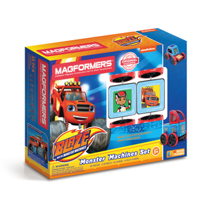 Magformers  Blaze and the Monster Machines Set: 35 Pcs