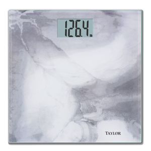 Glass Digital Scale Gray Marble