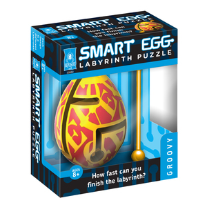 Bepuzzled Smart Egg Labyrinth Puzzle - Groovy