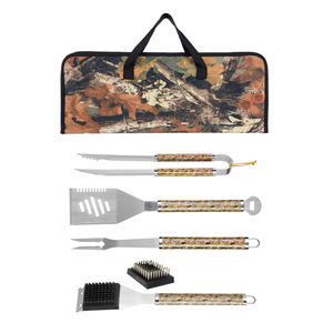 Mr. Bar-B-Q 6-Pc. Camo Grilling Tool Set with Case