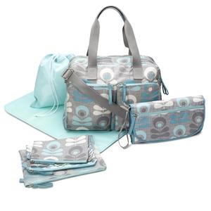 Emma & Chloe 7-Piece Diaper Bag Set - Geometric