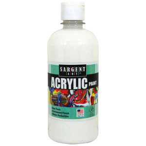 Sargent Art White 16 oz. Squeeze Bottle, 3 Bottles