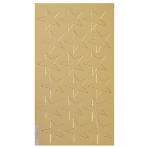 Eureka Presto-Stick Foil Star Stickers, 3/4" Gold, 175/Pack, 12 Packs