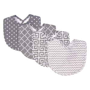 Trend Lab Ombre Gray 4 Pack Bib Set