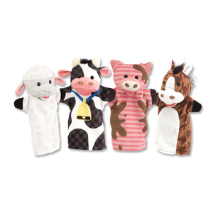 Farm Friends Hand Puppets Ages 2-6 Years