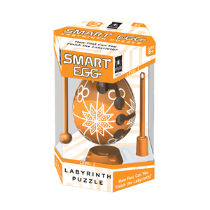 Bepuzzled Smart Egg Labyrinth Puzzle - Color Collection: Orange