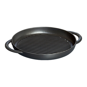 Cast Iron 10" Double Handle Pure Grill Matte Black