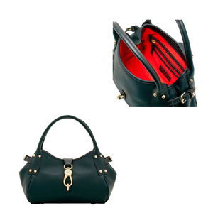 Belvedere Small Logo Lock Satchel