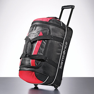 Adante 22" Casual Wheeled Duffel Black/Red