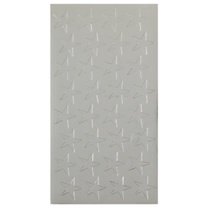 Eureka Presto-Stick Foil Star Stickers, 1/2" Red, 250/Pack, 12 Packs