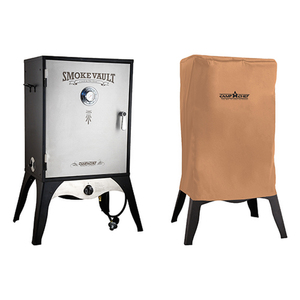 24" Smoke Vault Propane Gas Smoker w/ Cover