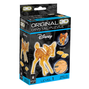 University Games Bepuzzled 3D Crystal Puzzle - Bambi: 36 Pcs