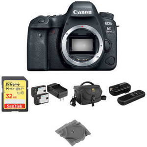 EOS 6D Mark II DSLR Camera Body Basic Kit