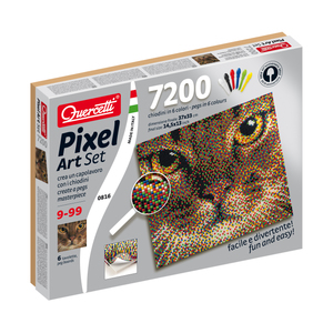 Quercetti Cat Pixel Art Set: 7200 Pcs