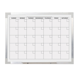 Flipside Aluminum Framed Magnetic Calendar Board, 18 x 24