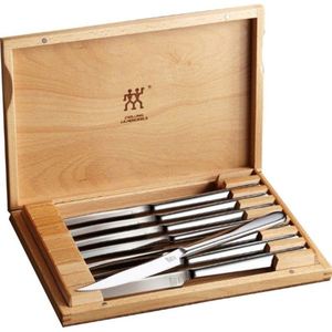 Stainless Steel 8-Piece Steak Knife Set in Case
