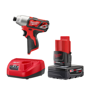 M12 1/4" Hex Impact Driver w/ Battery & Charger