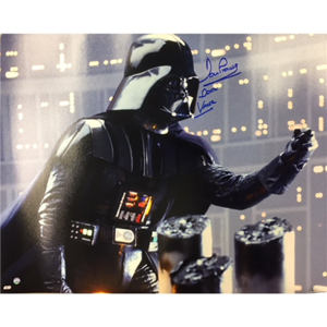 David Prowse Signed Darth Vader 'Empire Strikes Back' Cloud City "I Am Your Father" Scene 16x20 Photo