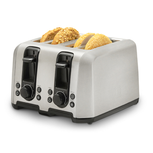 4-Slice Stainless Steel Toaster w/ Extra Wide Slots
