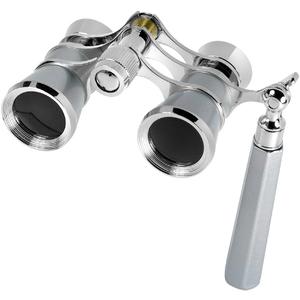 Barska 3x25 Blueline Opera Glass Silver w/ Handle