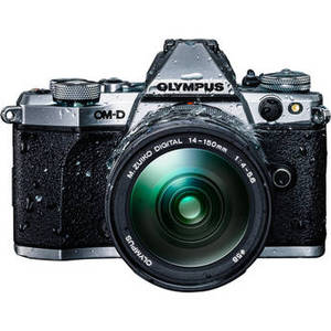 OM-D E-M5 Mark II Mirrorless Micro Four Thirds Digital Camera with 14-150mm f/4-5.6 Lens Kit (Silver)
