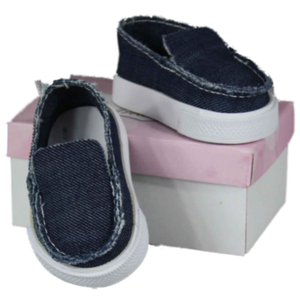 The Queen's Treasures Blue Canvas Shoe fits 18&quot; Girl Dolls