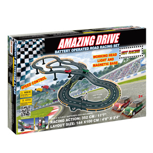 Golden Bright Battery Operated Amazing Drive Road Race Set-AMG