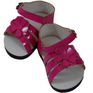 The Queen's Treasures 18" Doll Shoes Clothing Accessory for American Girl®, Pink Strappy Sandal For 18” Dolls & American Girl®