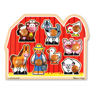 Large Farm Jumbo Knob Puzzle Ages 1+Years