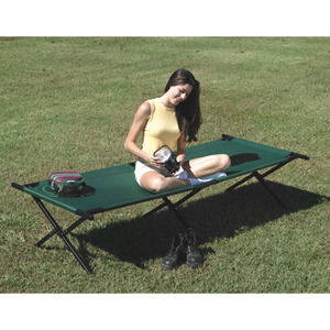 Jumbo Folding Cot 350lb. Weight Limit - 82âL x 31"W x 18âH