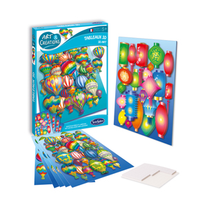 Sentosphere USA Art & Creations 3D Art - Hot-Air Balloons and Lanterns