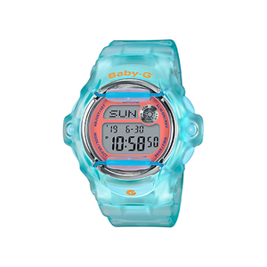 Ladies Baby-G Digital Sport Jelly Watch Blue