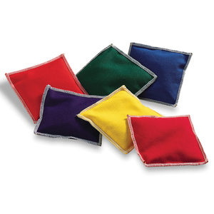 Learning Resources Rainbow Bean Bags, 6 Per Pack, 2 Packs