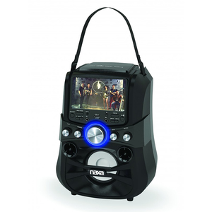 5" Wireless Portable Karaoke System w/ Lights